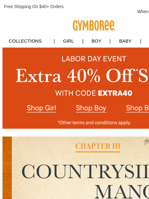 gymboree newsletter: Just In... Our Best Fall Collection Yet