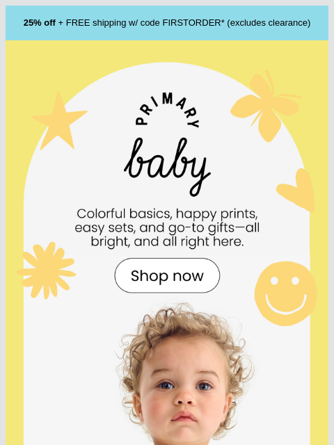 primary newsletter: Welcome to The Baby Shop 👶
