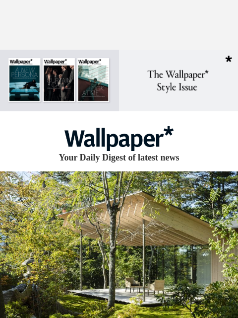 futureplc newsletter: A Kengo Kuma forest retreat is for sale
