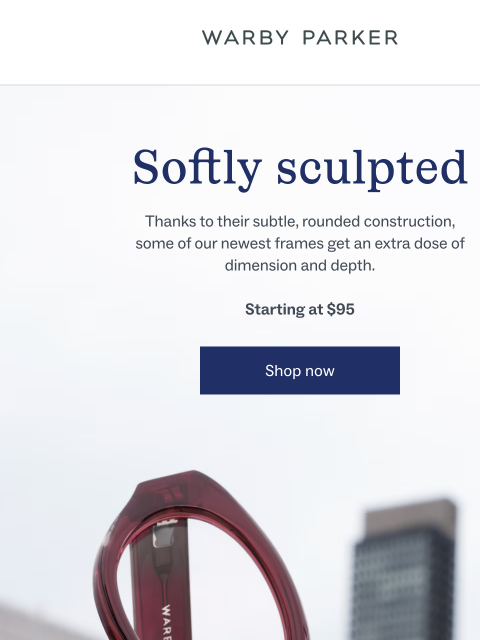 warbyparker newsletter: A different kind of 3D glasses