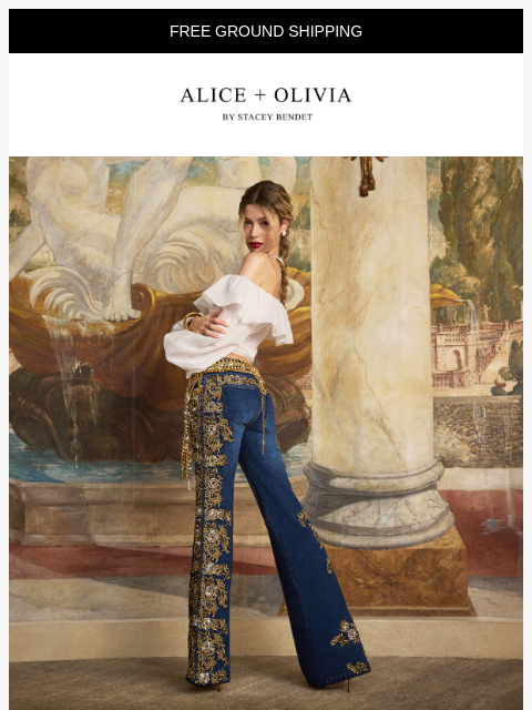 aliceandolivia newsletter: The Fall Denim Edit