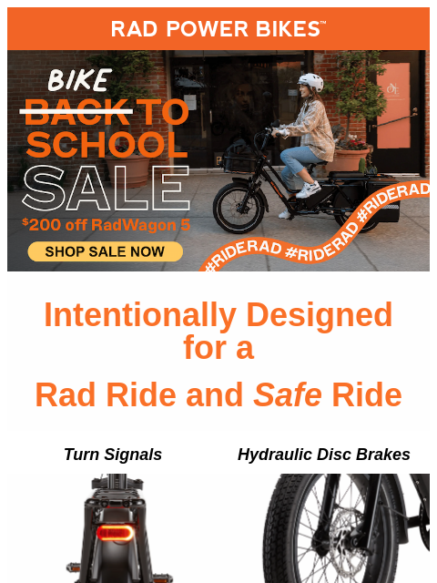 radpowerbikes newsletter: Our $200 Off the RadWagon 5 is Still Cruising!