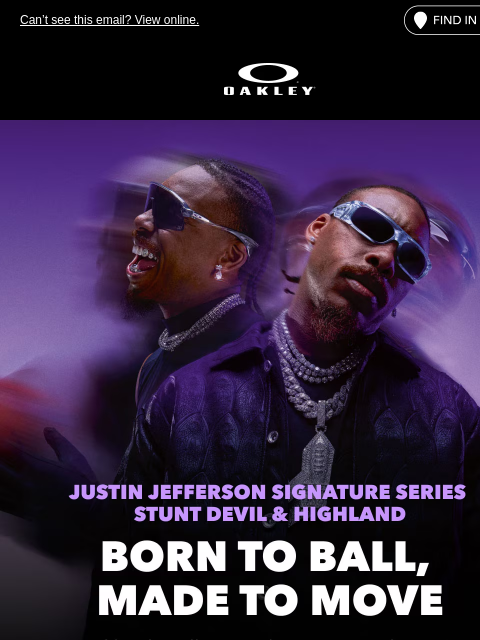 oakley newsletter: Meet the New Justin Jefferson Signature Series Col...