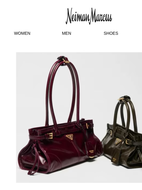 neimanmarcus newsletter: Prada's new Bonnie bag