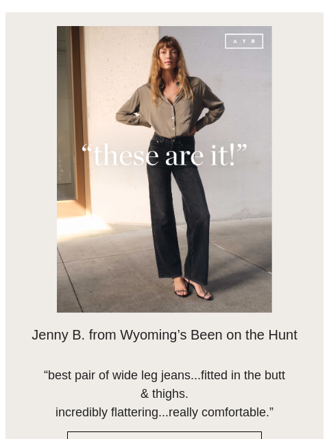 Jenny B. from Wyoming says “the search is over” ͏ ͏ ͏ ͏ ͏ ͏ ͏ ͏ ͏ ͏ ͏ ͏ ͏ ͏ ͏ ͏ ͏ ͏ ͏ ͏ ͏ ͏ ͏ ͏ ͏ ͏ ͏ ͏ ͏ ͏ ͏ ͏ ͏ ͏ ͏ ͏ ͏ ͏ ͏ ͏ ͏ ͏ ͏ ͏ ͏ ͏ ͏ ͏ ͏ ͏ ͏ ͏ ͏ ͏ ͏ ͏ ͏ ͏ ͏ ͏ ͏ ͏ ͏ ͏ ͏ ͏ ͏ ͏ ͏ ͏ ͏ ͏ ͏ ͏ ͏ ͏ ͏