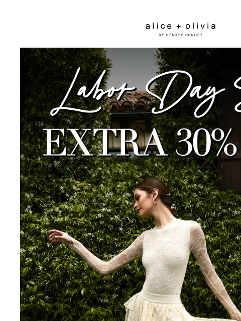 aliceandolivia newsletter: Extra 30% Off SALE