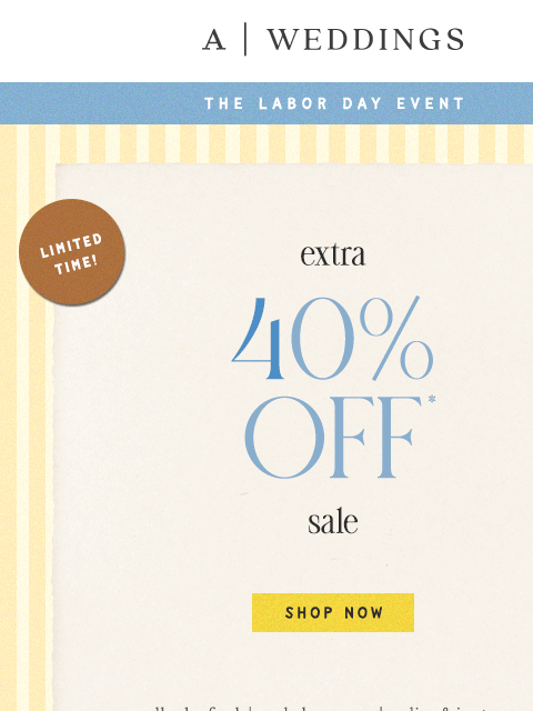 anthropologie newsletter: Extra 40% OFF Sale 👗 and MORE