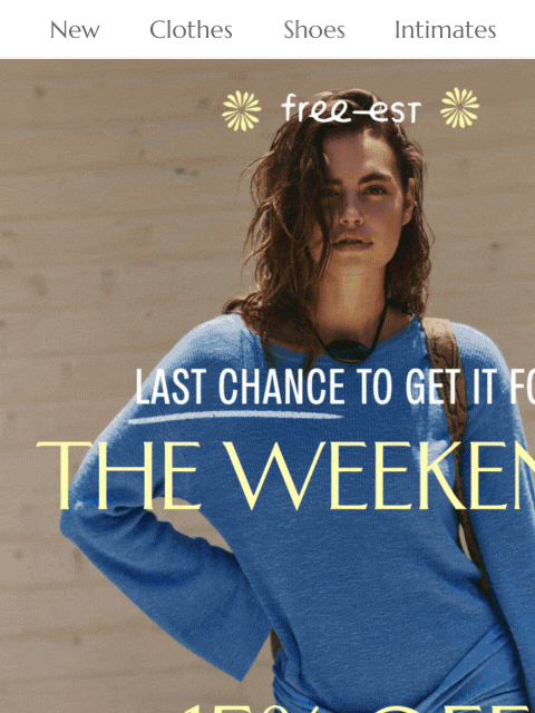 freepeople newsletter: This NEW cardigan: 🤍💙🩶