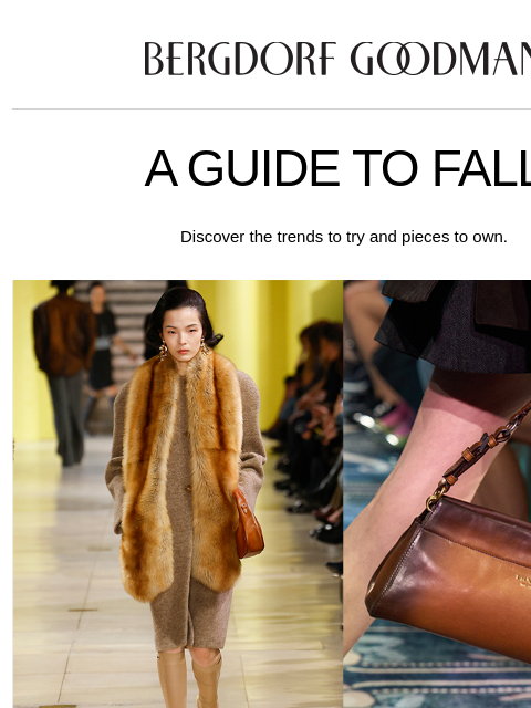 bergdorfgoodman newsletter: The Fall ‘25 Trend Report