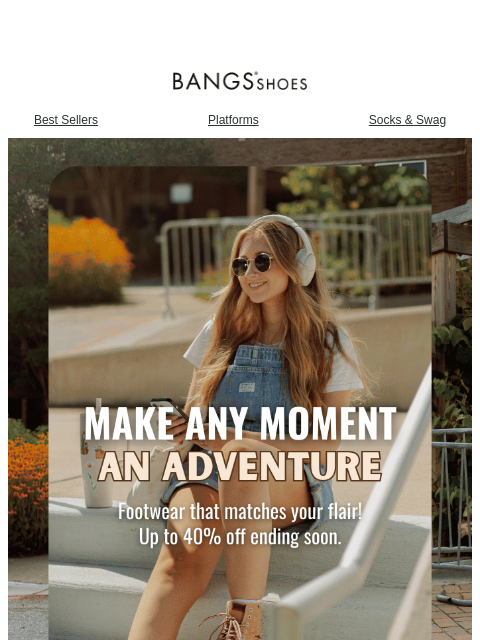 bangsshoes newsletter: Footwear that matches your flair... 🌼