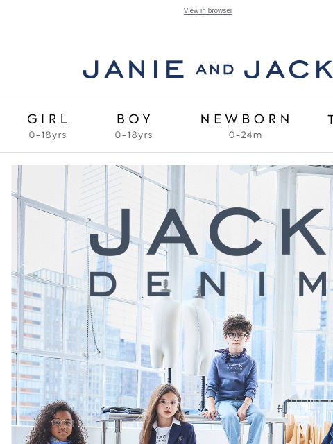 janieandjack newsletter: A blueprint for style: Jack Denim is here