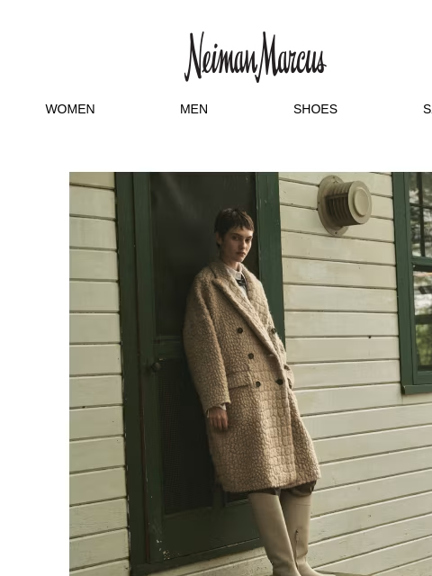 neimanmarcus newsletter: Brunello Cucinelli’s fall collection