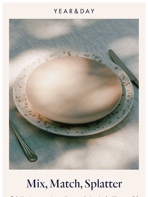 yearandday newsletter: Bring personality to the table