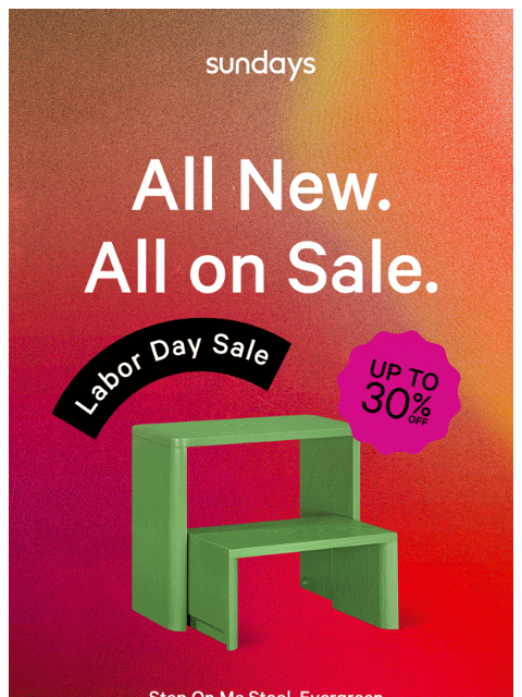 sundays-company newsletter: Pssst... NEW pieces are here