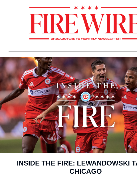 chicagofirefc newsletter: FIRE WIRE | Making History in Chicago