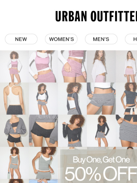 urbanoutfitters newsletter: On Now: BOGO 50% Off Out From Under!