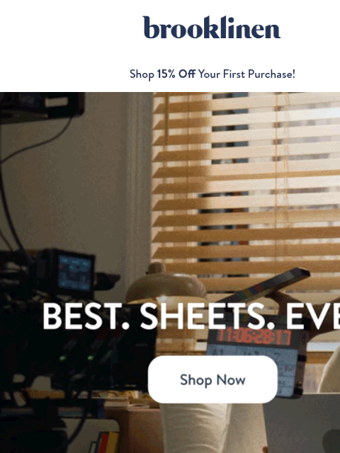 brooklinen newsletter: All the Stars LOVE Our Sheets