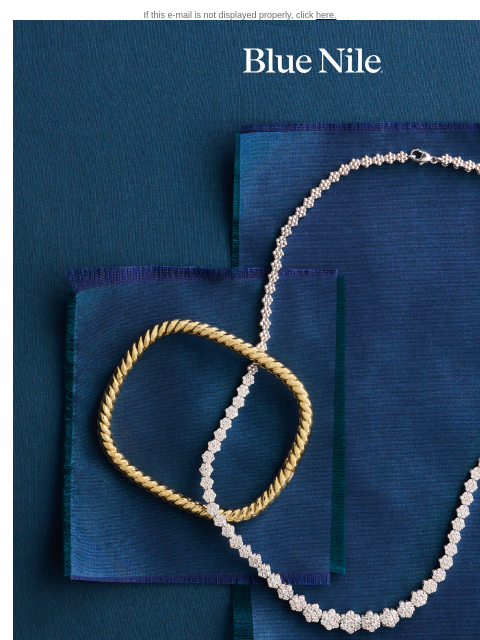 bluenile newsletter: Up to 40% Off* Select Styles at the Anniversary Ev...