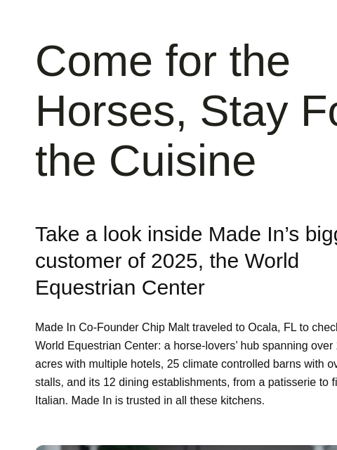 madeincookware newsletter: A Look Into the Kitchens That Power the World's La...