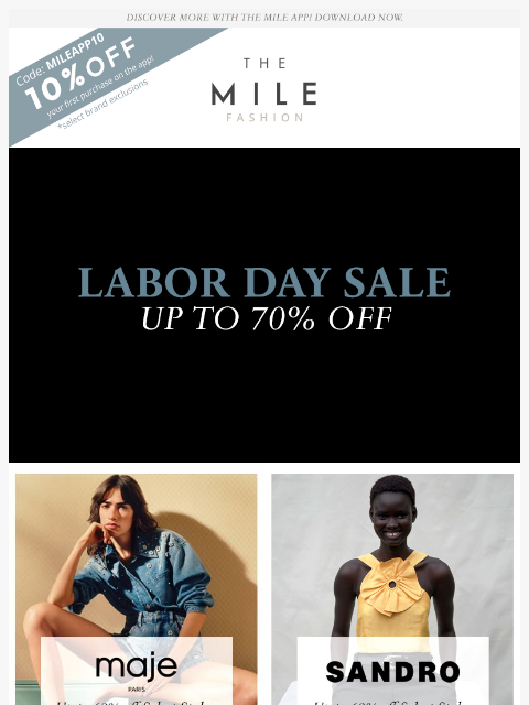 orchardmile newsletter: Up to 70% Off? Yes, Designer Deals Inside 👀