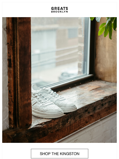 greatsbrand newsletter: The Kingston. Old-school, made new.