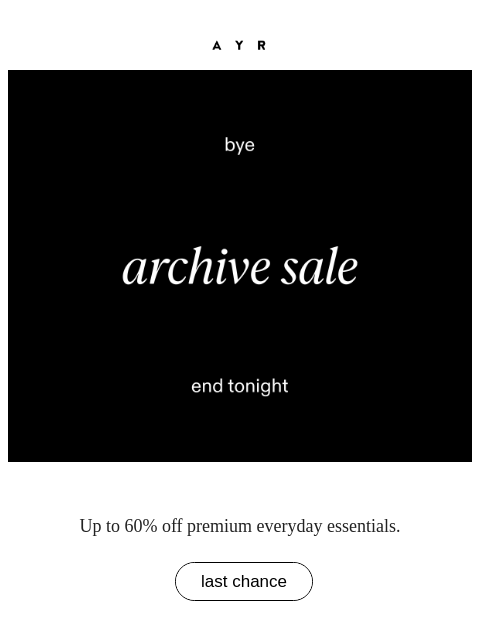 ayr newsletter: summer’s best sale ends in 3, 2...