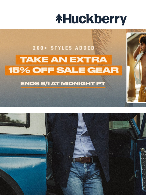huckberry newsletter: Introducing: The Fall Denim Guide