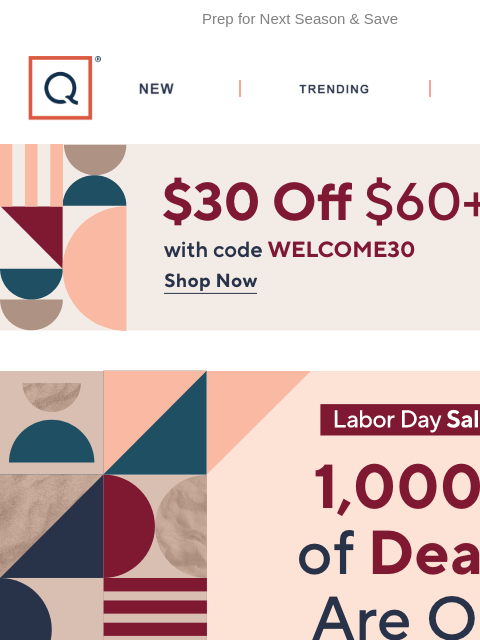 qvcemail newsletter: It's On: Labor Day Sale!