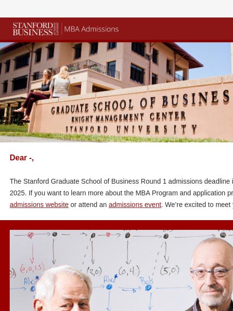 stanford newsletter: Around the GSB | August 2025