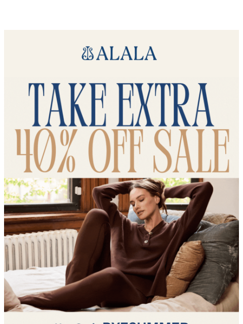 alalastyle newsletter: Extra 40% Off Sale: Fall Colors