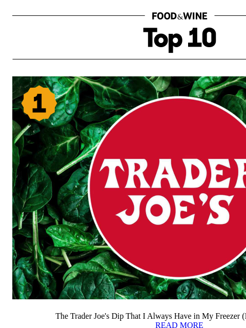 foodandwine newsletter: The $4 Trader Joe's Dip Shoppers Can't Get Enough ...