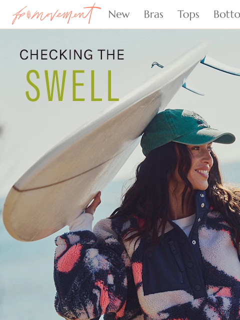 freepeople newsletter: New Hit The Slopes Fleece 🌀✨