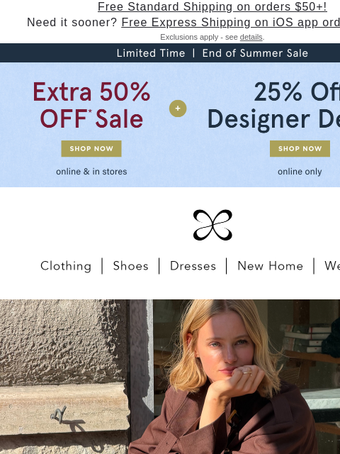 anthropologie newsletter: fall from maeve’s POV