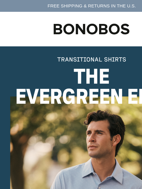 bonobos newsletter: 4 Shirts for the Between Seasons