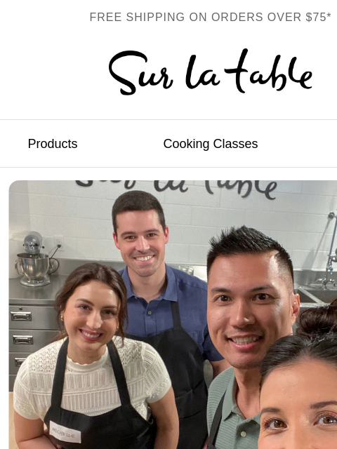 surlatable newsletter: The Class Everyone's Booking For September