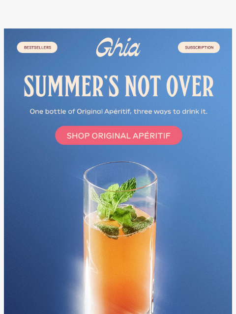 drinkghia newsletter: MAKE A DRINK