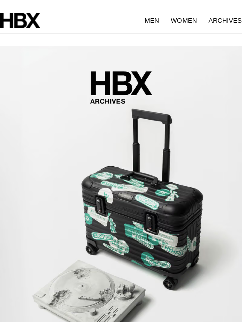 hbx newsletter: HBX Archives Preview:28 Aug/9AM EST/9PM HKT Releas...