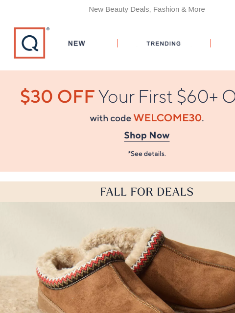qvcemail newsletter: Fall for This Week's Deals