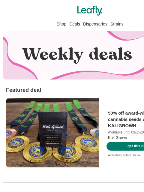 leafly newsletter: Bring the heat 🥵