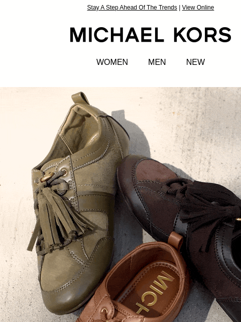 michaelkorsmail newsletter: A Sneak(er) Peek
