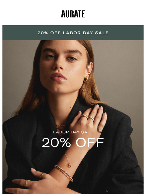 auratenewyork newsletter: IMPT: LABOR DAY SALE IS ON
