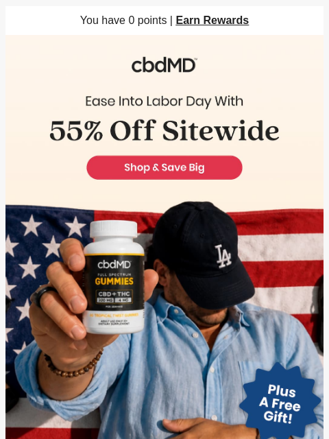 cbdmd newsletter: Score 55% Off All Your Favorite Picks