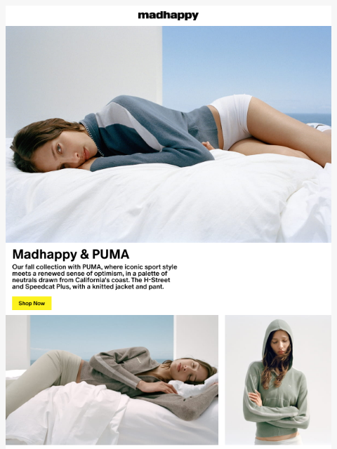 madhappy newsletter: Madhappy & PUMA <3