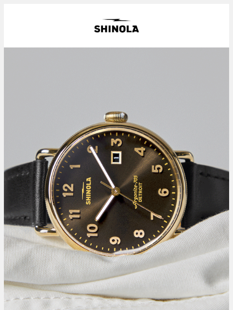 shinola newsletter: Canfield, Now Served in Espresso