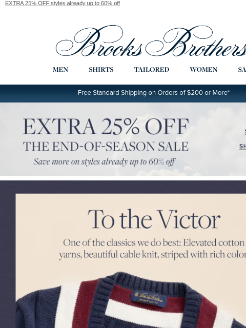 brooksbrothers newsletter: Your tennis-sweater destination + our Intl Tennis ...
