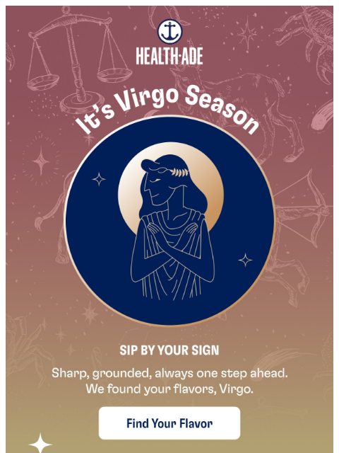 health-ade newsletter: This one's for the Virgos ♍