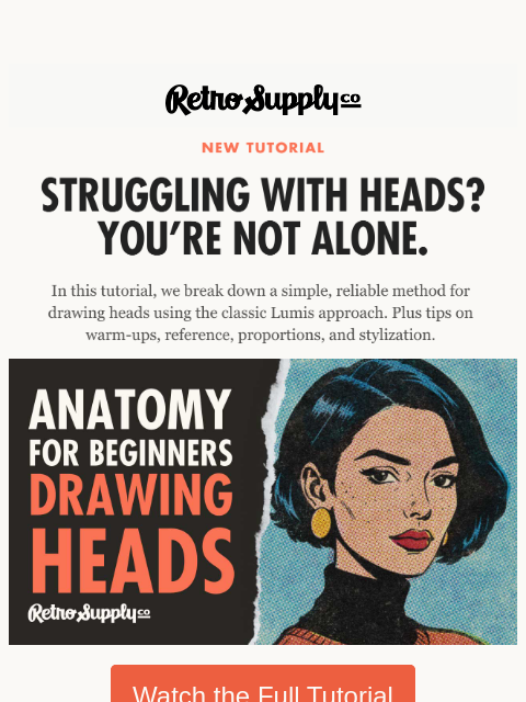 retrosupply newsletter: The Head-Drawing Trick No One Tells You About