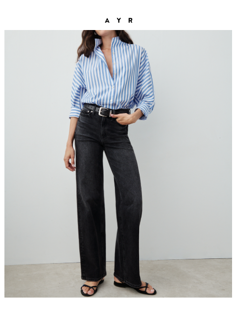 ayr newsletter: our most sold-out jean