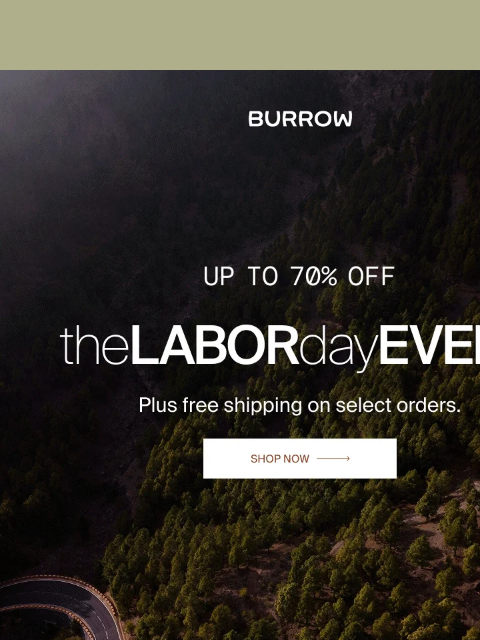 burrow newsletter: FINAL WEEKEND TO SAVE!