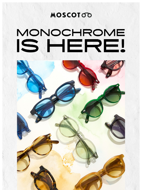 moscot newsletter: DAHVEN and MILTZEN Go Monochrome